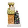 Kurt Adler 8.75-Inch Battery Operated LED Lighted Gold Paper House Table Piece - 2 of 4
