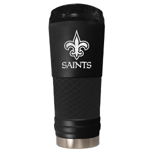 NFL New Orleans Saints The Stealth Draft 24oz Powder Coated Laser Etched Vacuum Insulated Tumbler - 1 of 2