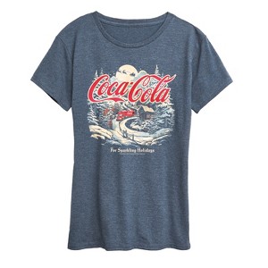 Women's - Coca-Cola - Deliver Holiday Cheer Short Sleeve Graphic T-Shirt - 1 of 4