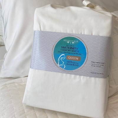 Ivory Organic Bamboo Deep Pocket King Sheet Set