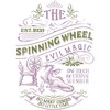 Men's Sleeping Beauty The Spinning Wheel Baseball Tee - 2 of 4
