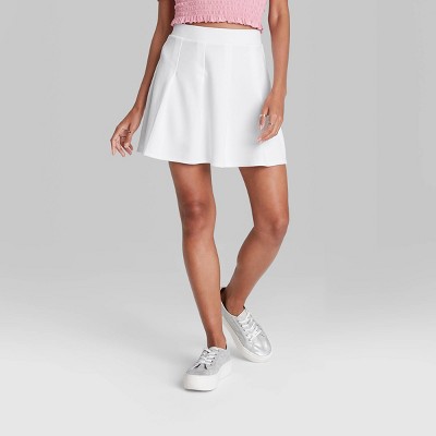 white skater skirt 9mm