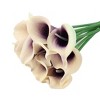 Unique Bargains Household Room Ornament Elegant Wedding Calla Lily Artificial Flowers Bouquet 10 Pcs - 2 of 4