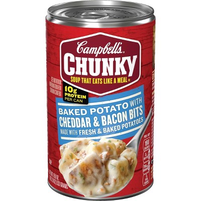 Campbell's Chunky Baked Potato Cheddar & Bacon Soup - 18.8oz