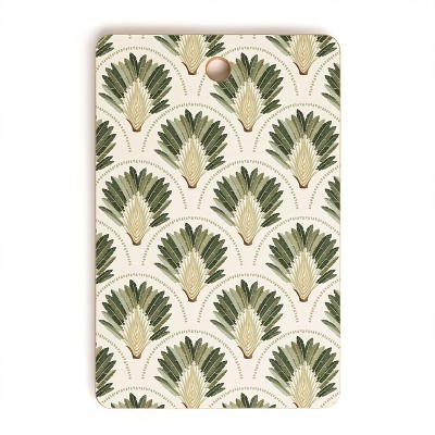 Iveta Abolina Palm Cream Cutting Board - Rectangle