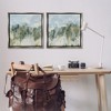 Stupell Industries Abstract Brushed Landscape Black Framed Floater Canvas Wall Art - 2 of 4