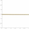 Black Bow Jewelry 1.75mm 14k Yellow Gold Classic Solid Rope Chain Bracelet & Anklet - 4 of 4