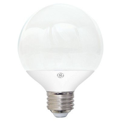 GE 2pk 60W G25 LED Globe Light Bulbs Soft White: Dimmable, Energy Star, 500 Lumens, E26 Base, 13.7-Year Life