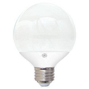 GE 2pk 60W G25 LED Globe Light Bulbs Soft White: Dimmable, Energy Star, 500 Lumens, E26 Base, 13.7-Year Life - 1 of 3