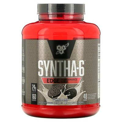 BSN Syntha-6 Edge®, Protein Powder Drink Mix, Cookies & Cream, 4.23 lb (1.92 kg)
