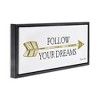 Stupell Industries Follow Your Dreams with Arrow, 25" x 11" - 3 of 4