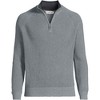 Lands' End Men's Drifter Quarter Zip Sweater - 3 of 3