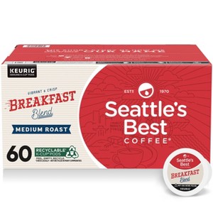 Keurig Seattle's Best Breakfast Blend Medium Roast K-Cup - 60ct/21.1oz - 1 of 4