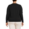 Lands' End Women's Fine Gauge Cotton Cardigan Sweater - 2 of 4