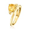Ross-Simons 0.90 Carat Citrine Wrap Ring in 18kt Gold Over Sterling - 3 of 4