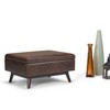 NicBex Faux Leather Storage Ottoman Bench,Upholstered Storage Ottoman with Versatile Use and Safety Hinge,Storage Bench for Living Room,Bedroom - 2 of 4