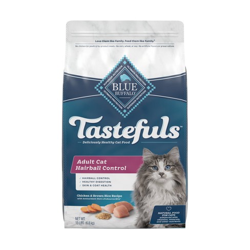 Blue Buffalo Tastefuls Hairball Control Natural Adult Dry Cat Food With ...