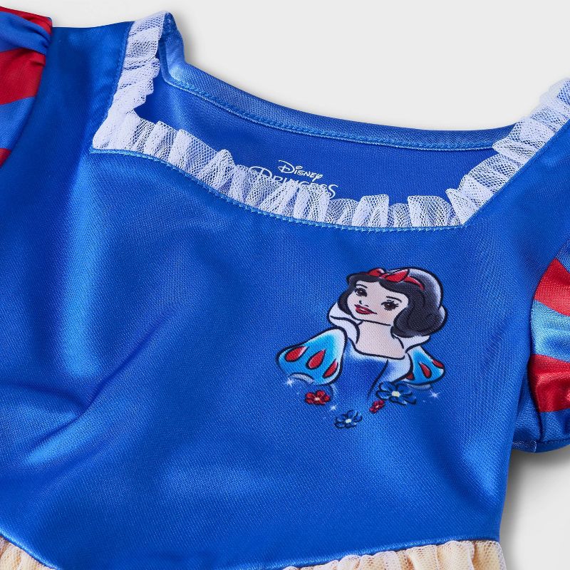 Toddler Girls' Disney Princess Snow White NightGown Pajama - Blue, 3 of 4