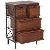 Andrew 4 Drawer Storage Unit - AMH6511 - Dark Teak - Safavieh Couture - 4 of 4