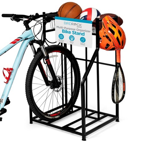 Birdrock Home 2 Bike Stand Rack With Storage : Target