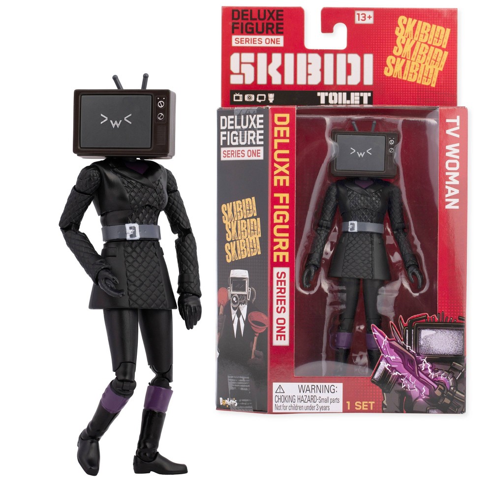 Photos - Action Figures / Transformers Skibidi Toilet TV Woman 6" Action Figure