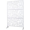 CAVINAS Matrix Metal Decorative Patio Screens, Outdoor & Indoor, Freestanding Decorative Privacy Screen for Deck Balcony Patio - 2 of 4