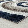 Luxe Weavers Shag Geometric Area Rug, Modern, Stain Resistant, Easy Indoor Rugs for Bedroom, Living Room - 4 of 4