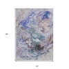 Beige Blue And Taupe Abstract Washable Indoor Outdoor Area Rug - 3 of 4