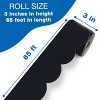 Carson Dellosa Education 65' Black Rolled Modern Scalloped Bulletin Board Borders, Grade P-12 (1 roll) - 2 of 4