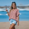 Women's Chic Button-Up Blouse for Casual Summer Style - Cupshe - 2 of 4