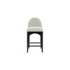 Meridian Furniture,Waldorf Mint Chenille Fabric Stool - 3 of 4