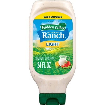 Hidden Valley Original Ranch Light Salad Dressing & Topping - Gluten Free - 24fl oz
