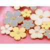 Alilang Gold Tone Multicolor Enamel Floral Statement Necklace with Pearl and Crystal Accents - 3 of 3