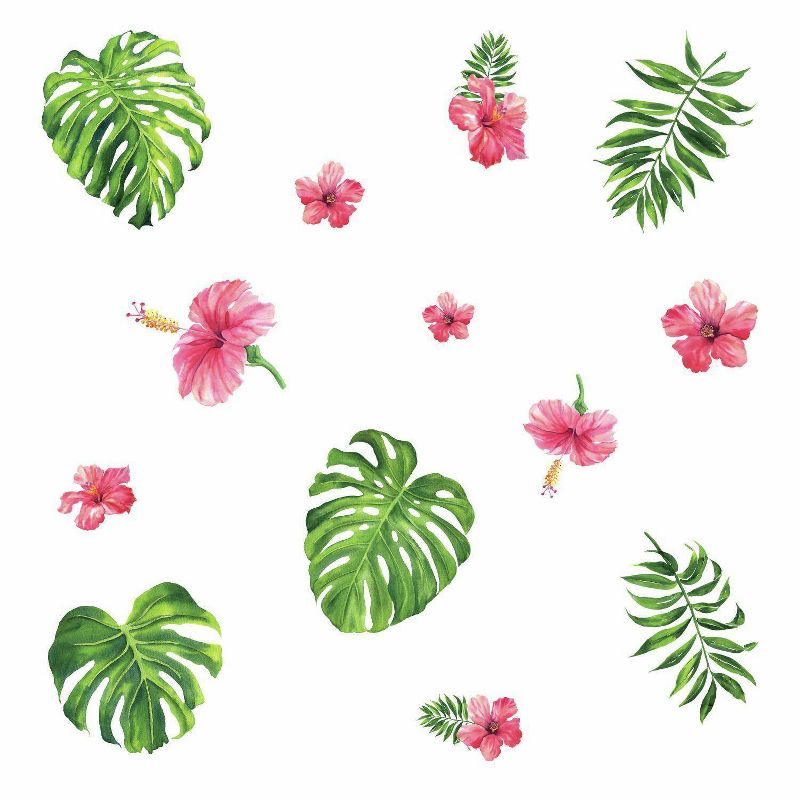 Tropical Hibiscus Flower Peel and Stick Wall Decal - RoomMates, 4 of 8