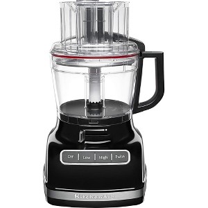 KitchenAid 11-Cup Food Processor with ExactSlice System - KFP1133OB (Onyx Black) - 1 of 4