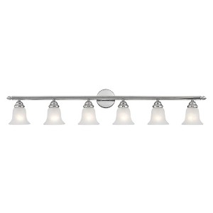 Livex Lighting Neptune 6 - Light Vanity in  Polished Chrome - 1 of 2