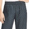 Women's Micro Floral Print Pleated Hem Cropped Pants - Le Gali - 3 of 4