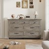 7-Drawer Dresser for Bedroom, 54" Wide Freestanding Chest of Drawers, Wooden Closet Storage Cabinet for Living Room, Entryway - 3 of 4