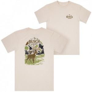 Mens Busch Light Camo Range Beige Colorway T-Shirt - 1 of 4