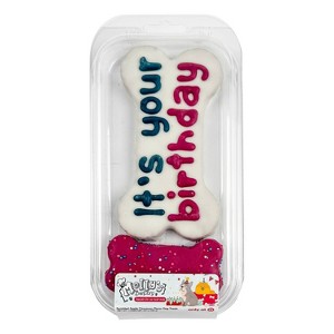 Molly's Barkery Birthday Bones Apple Cinnamon Flavor Dog Treats - 5.89oz - 1 of 4