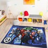 4"x6" Disney Marvel Avengers City Youth Digital Printed Kids' Area Rug: Superhero Accent for Kids Room, Low Pile - 4 of 4