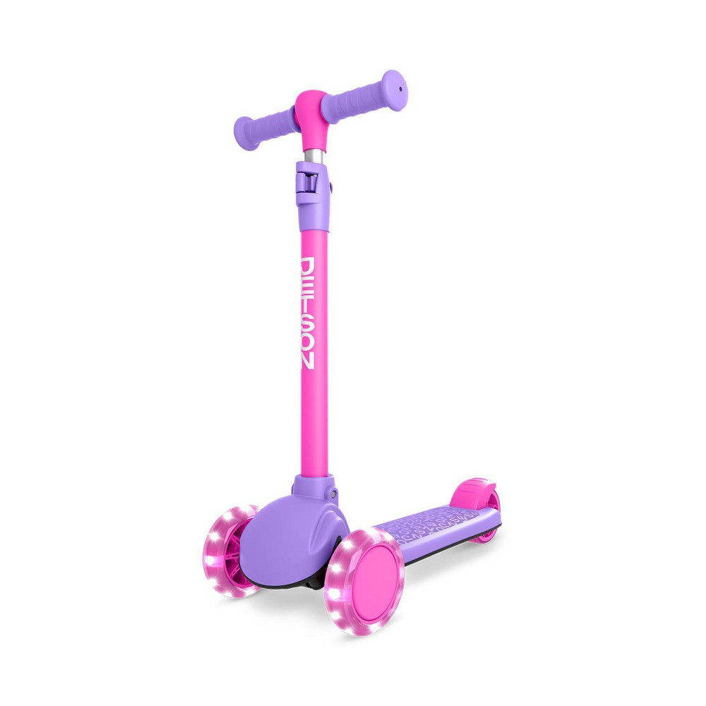 Jetson Gem Learn & Grow Kick 3-Wheel Kick Scooter - Purple/Pink