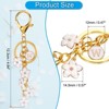 Unique Bargains  Metal Small Beautiful Personalized Flower Keychain for Handbag Purse - 2 of 4