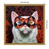 Amanti Art Enigma (Cat) by Lucia Heffernan Canvas Wall Art Print Framed 16 x 16-in. - 4 of 4