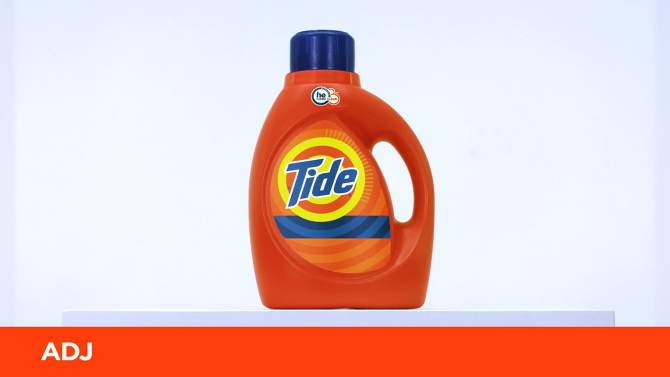 Tide with Bleach Alternative Original Scent HE Compatible Liquid Laundry Detergent - 84 fl oz, 2 of 12, play video
