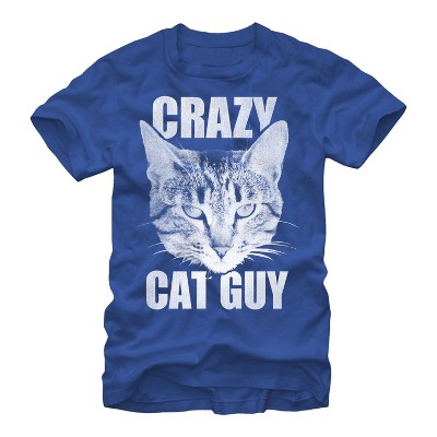 Men's Lost Gods Crazy Cat Guy T-shirt : Target