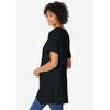 Woman Within Plus Size Embroidered Eyelet Pintucked Tunic - 4 of 4