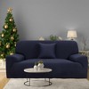 PiccoCasa High Stretch Solid Polyester Sofa Slipcovers with One Pillowcase - 4 of 4