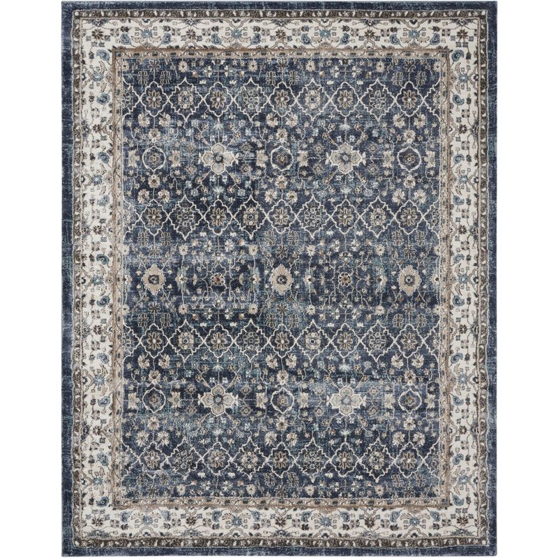 Nourison American Manor Bordered Floral Indoor Area Rug, 1 of 9
