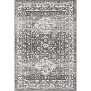 Vintage Traditional Washable Area Rug - Non-Slip Low-Pile Indoor Carpet for Bedroom, Living Room & Dining Room - 1 of 4